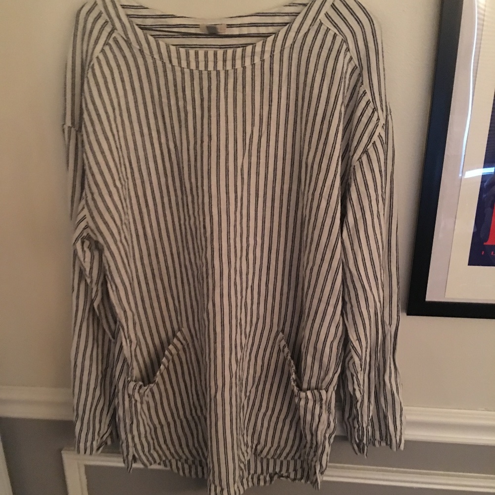 ecote _ Old Navy striped bathing suit cover up